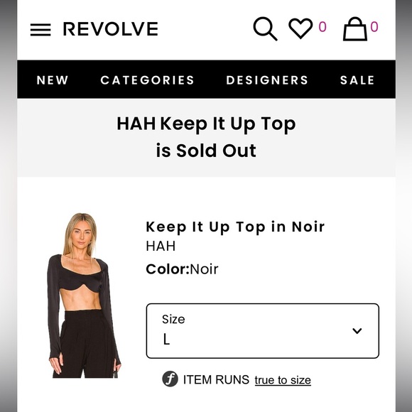 NWT- We Are HAH- Black- Large - Keep it Up Swim Top- Tie Back - Picture 7 of 8